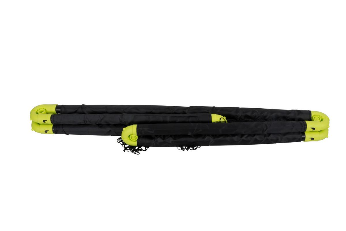 Fußballtor FUßBALLTOR 90X59X61CM - Schwarz/Grün, Natur, Kunststoff/Textil (57/25/7cm)
