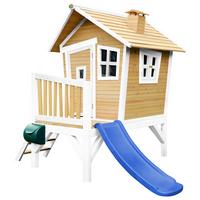 Spielhaus A030.045.31 - Blau/Braun, KONVENTIONELL, Holz/Kunststoff (264/203/177cm) - Ambia Garden