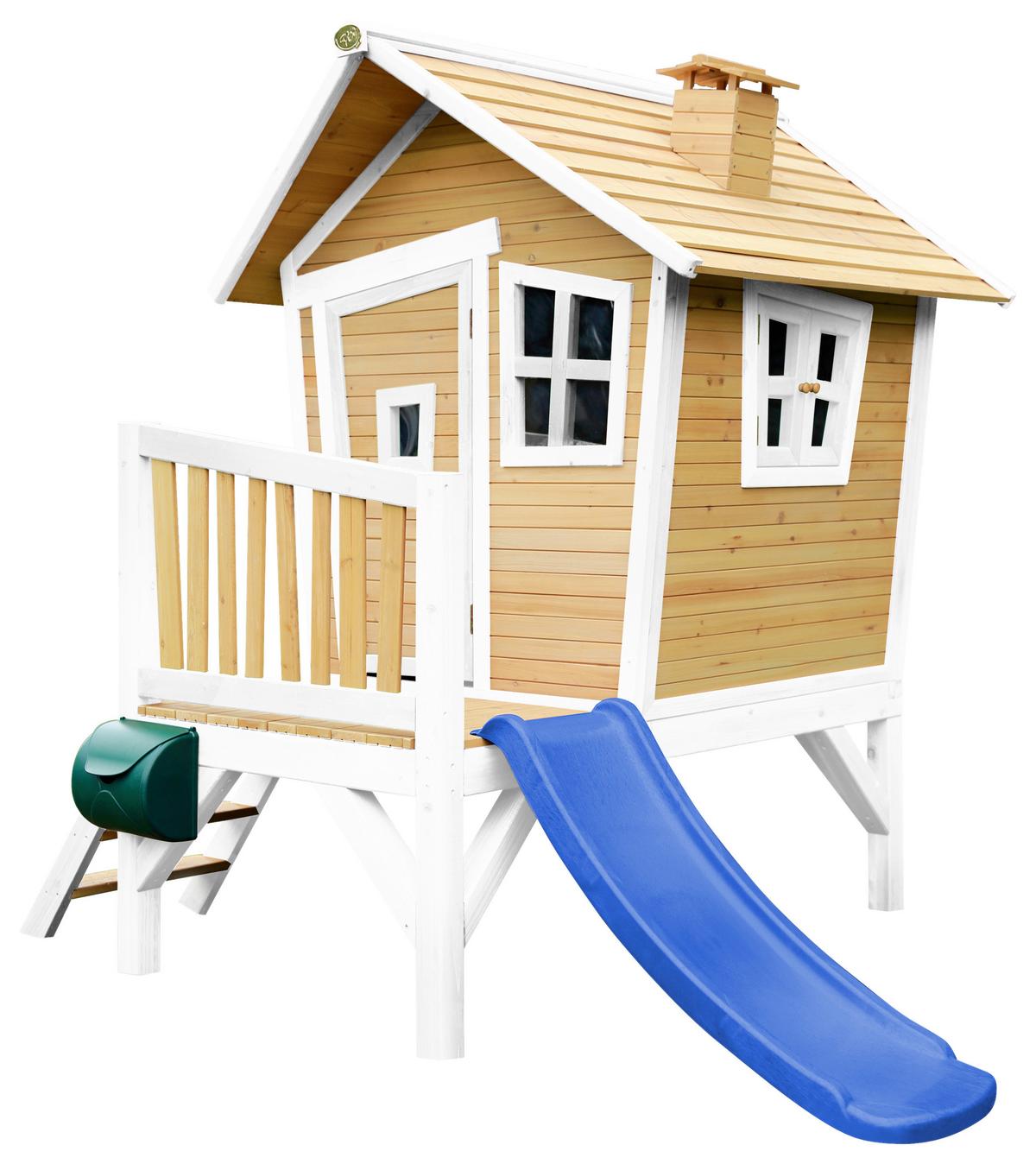 Spielhaus A030.045.31 - Blau/Braun, KONVENTIONELL, Holz/Kunststoff (264/203/177cm) - Ambia Garden