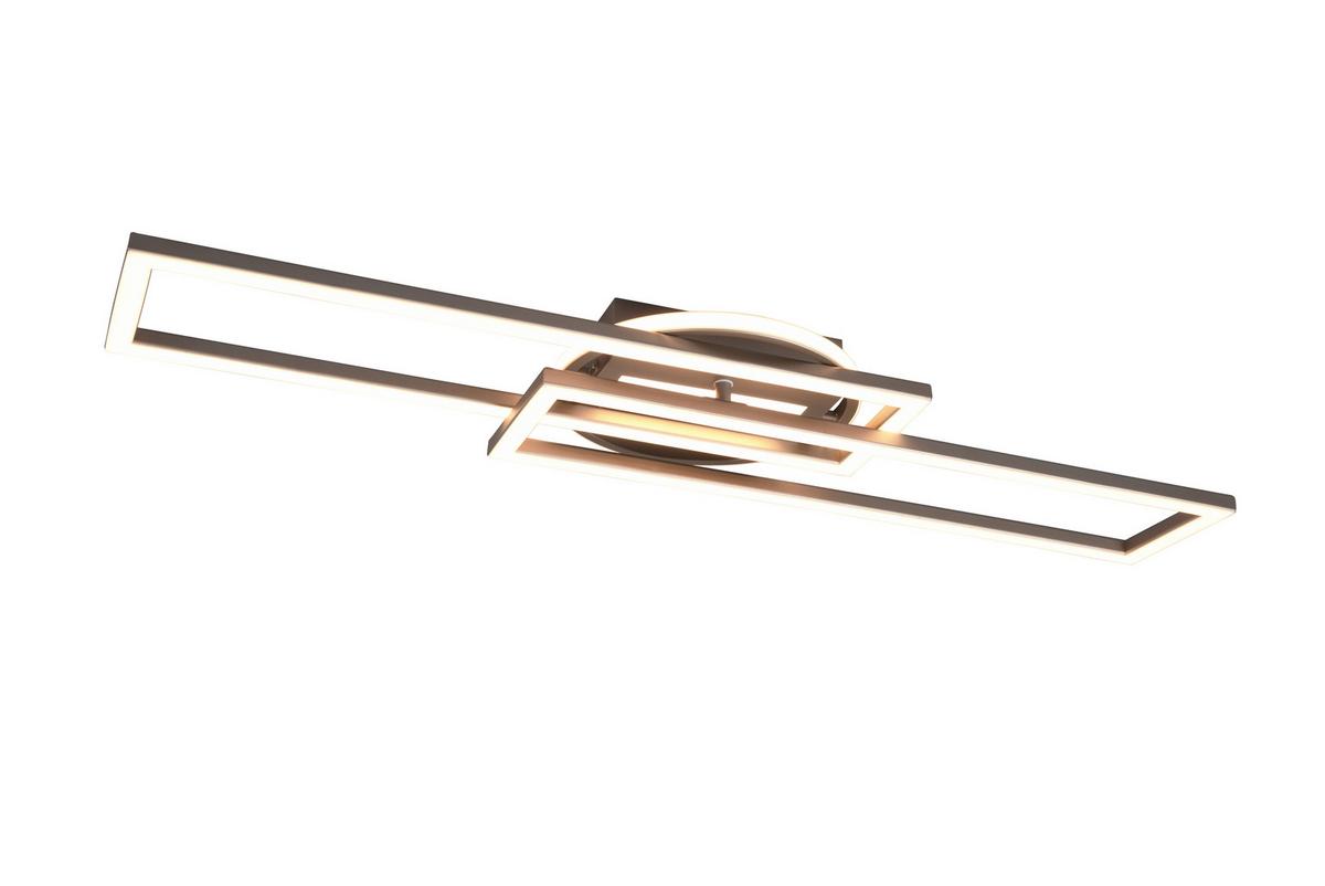 LED-Deckenleuchte R67183107  Twister - Nickelfarben, Basics, Metall (90/24,5/8,5cm)