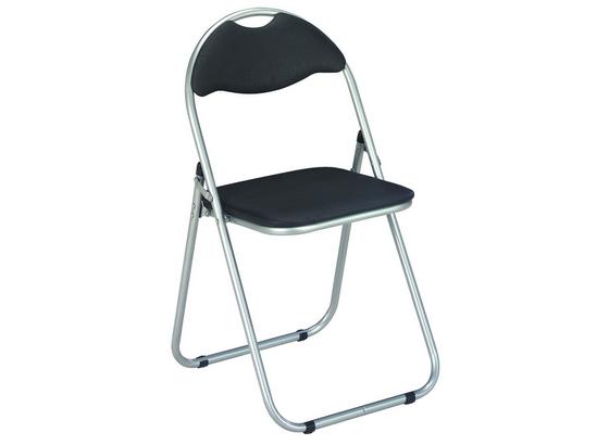 Klappstuhl Shake - Schwarz, MODERN, Kunststoff/Metall (44/80/47cm) Klappstuhl Shake - Schwarz, MODERN, Kunststoff/Metall (44/80/47cm)