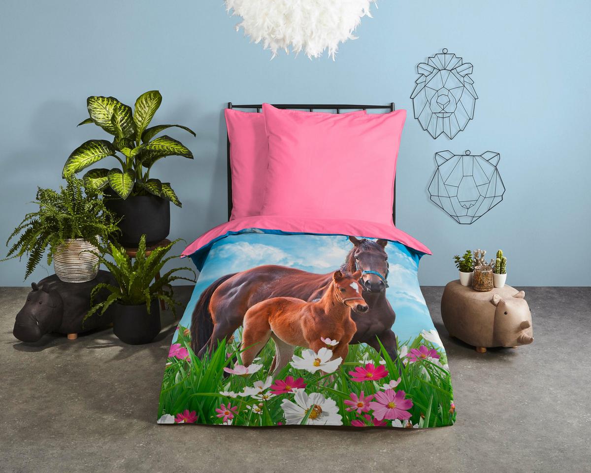 Bettwäsche Dora Multicolor 140x200 Cm - Multicolor, Trend, Textil (140/200cm)