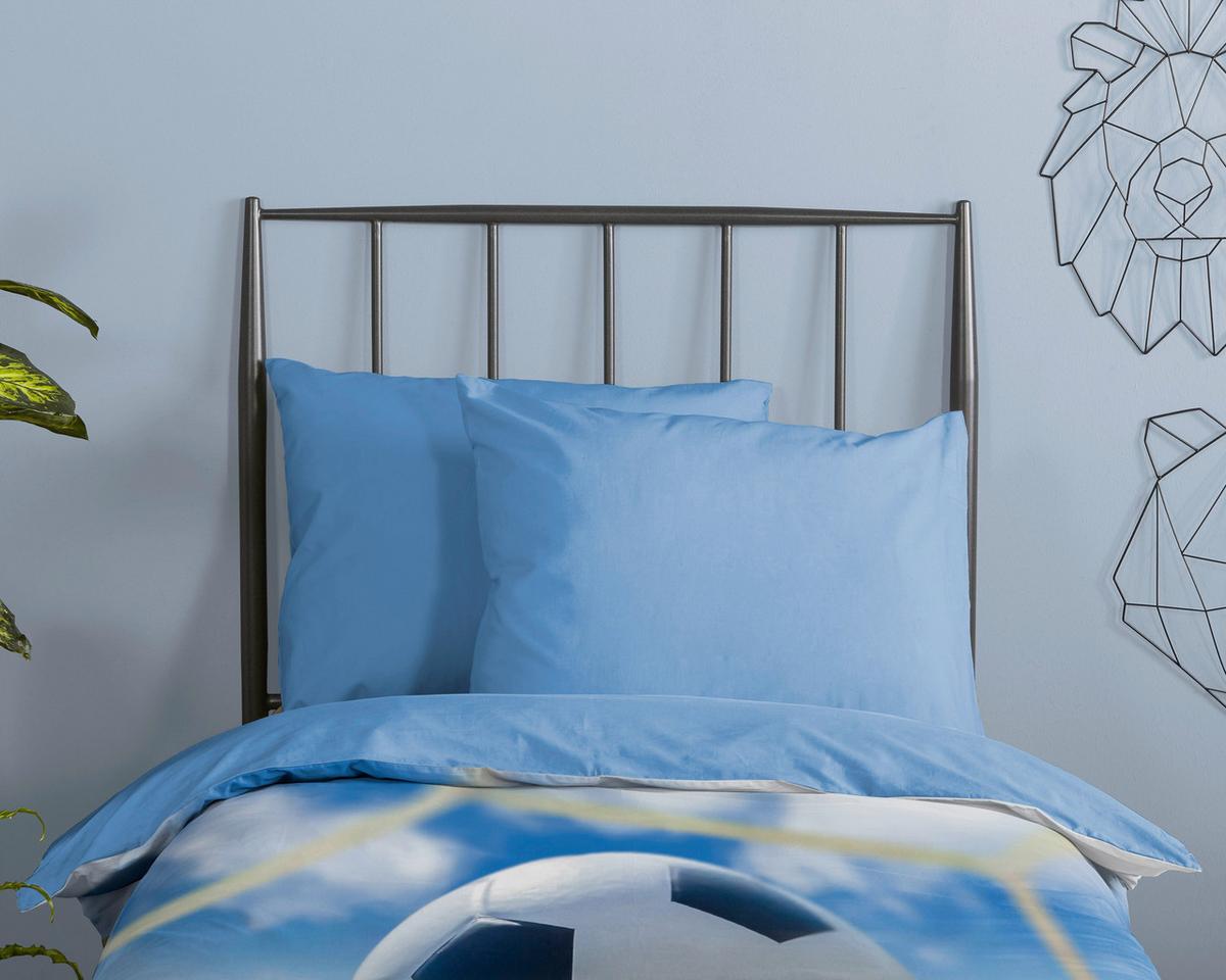 WENDEBETTWÄSCHE MAURITS - Blau/Schwarz, Basics, Textil (140/200cm)