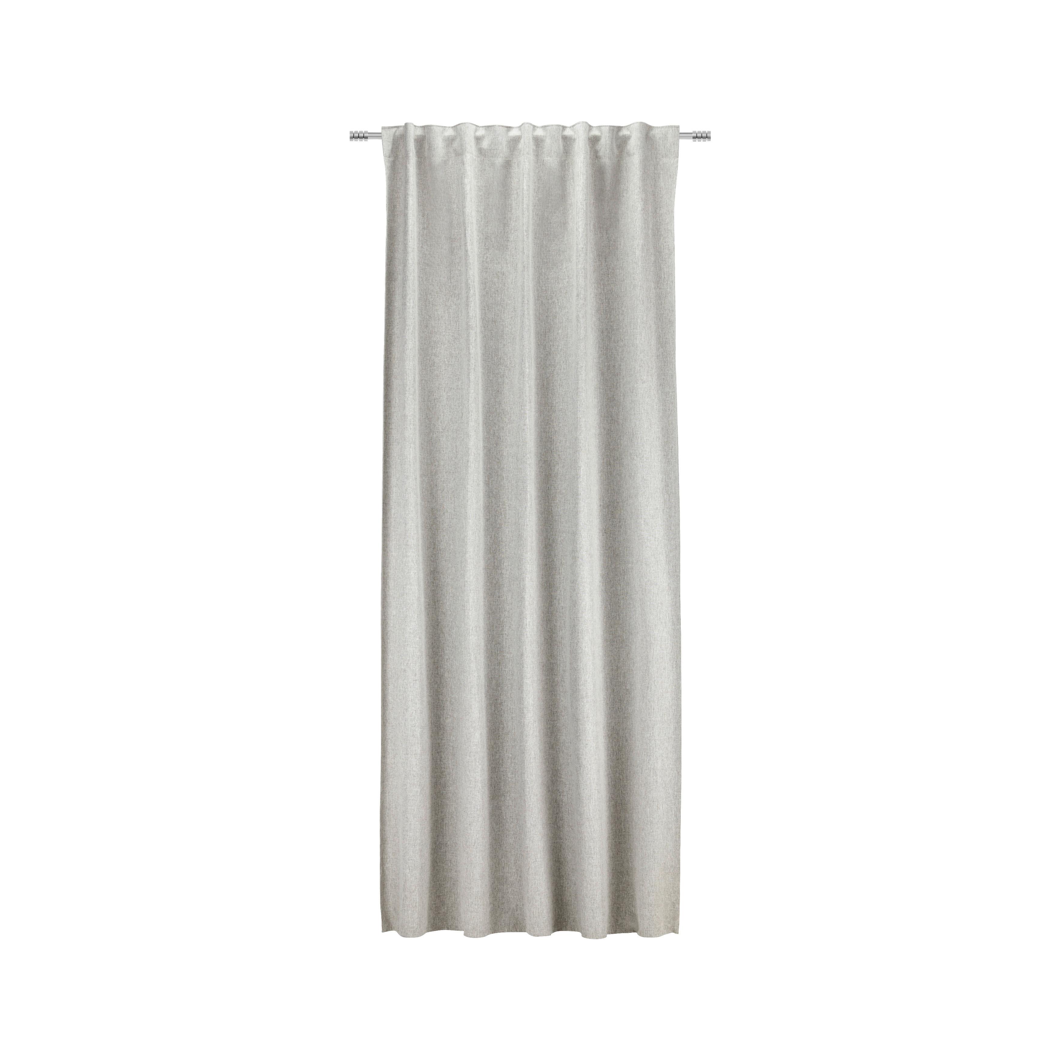 Hotový závěs Haru šedohnědá, 140x245cm - šedohnědá, Moderní, textil (140/245cm)