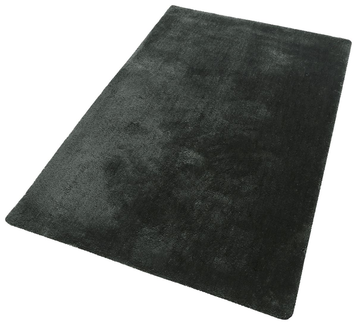 Hochflorteppich Relaxx Dunkelgrau 130x190 cm - Dunkelgrau, Basics, Textil (130/190cm) - Esprit
