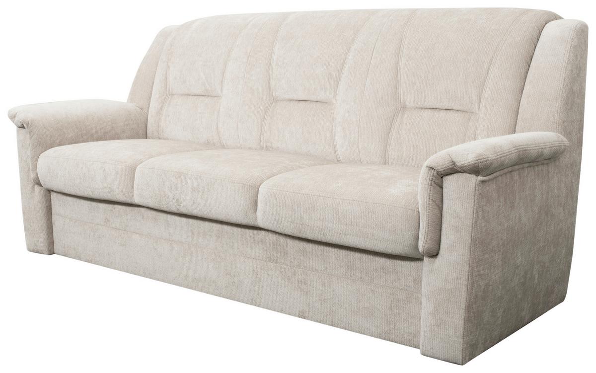 3-SITZER-SOFA Rafael, Creme B: 209 cm - Beige/Creme, Trend, Textil (209cm)