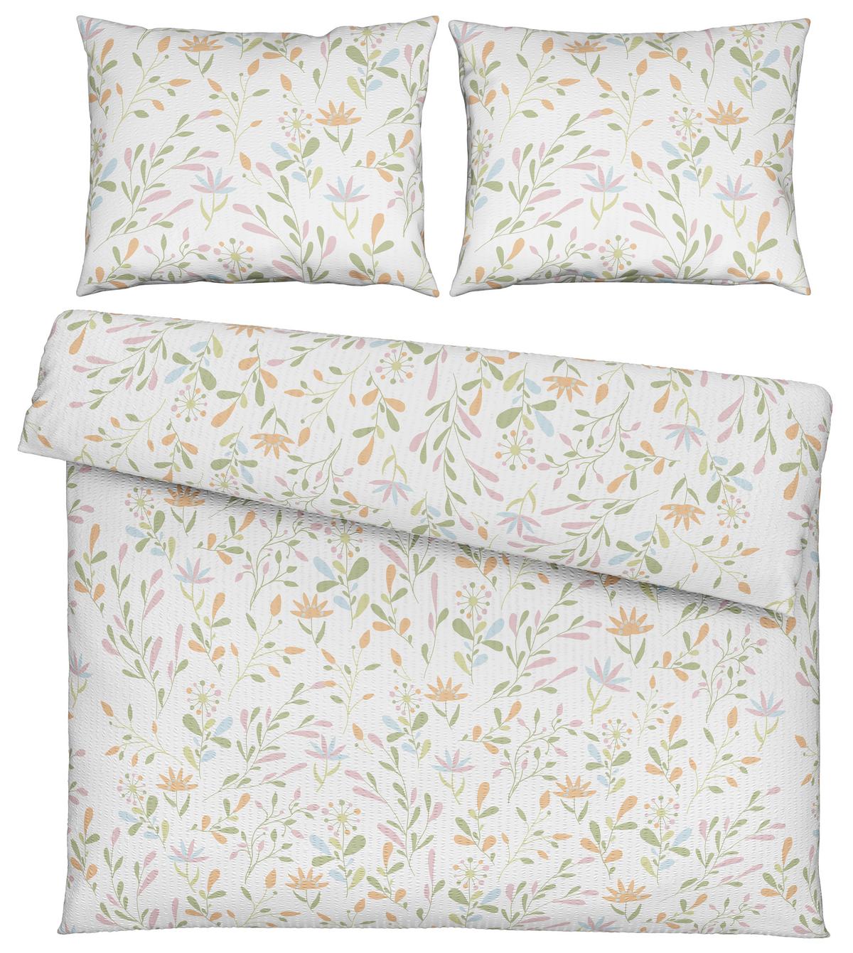 Povlečení Marina XXL, 2x70/90 200/220cm - bílá, Konvenční, textil (200/220cm) - Mömax