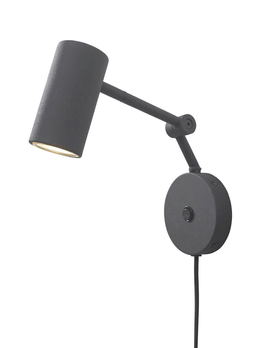 WANDLEUCHTE MONTREUX - Schwarz, Trend, Metall (21,6/10,5/18cm) - It's about Romi