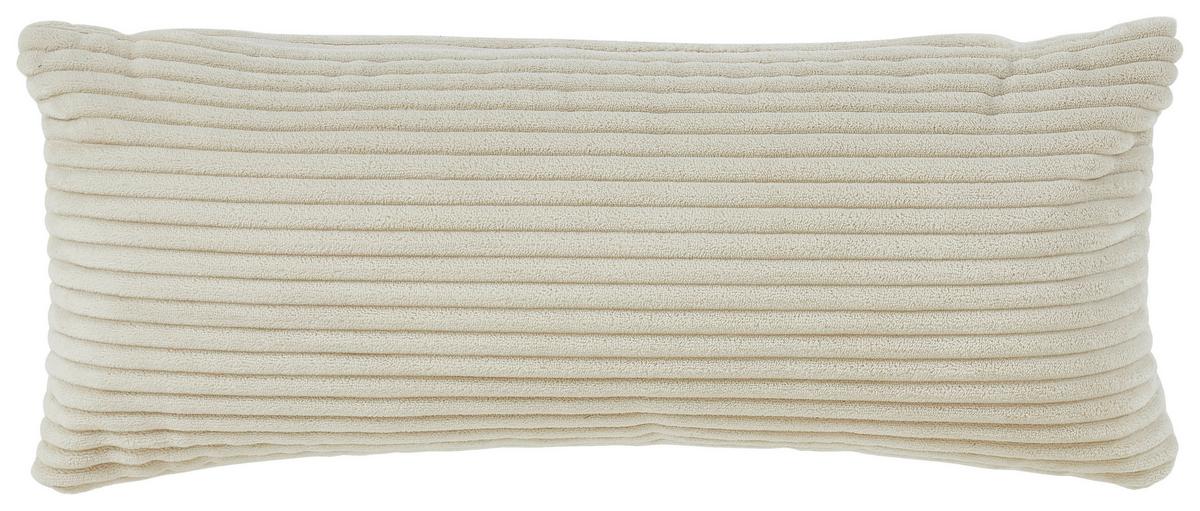 Ecksofa Pearl - Beige/Schwarz, Design, Textil (196/303cm) - Livetastic