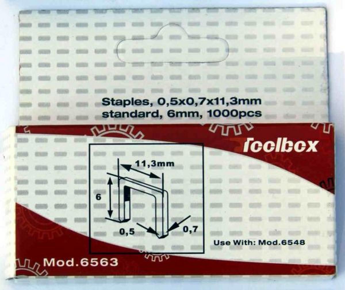 Tűzőkapocs 6563 - Konventionell (8x8x2cm)