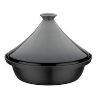 HRNIEC NA DUSENIE TAJINE GRAU - čierna/sivá, Basics, kov/keramika (30cm) - GSW