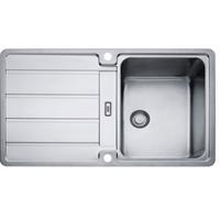 Spüle Hydros Hdx 214 Edelstahl Bxt: 86x51 Cm - Metall (86/51cm)
