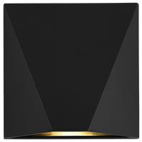 Außenwandleuchte Beekman - Schwarz, MODERN, Glas/Metall (12/12/7cm) - MAYTONI