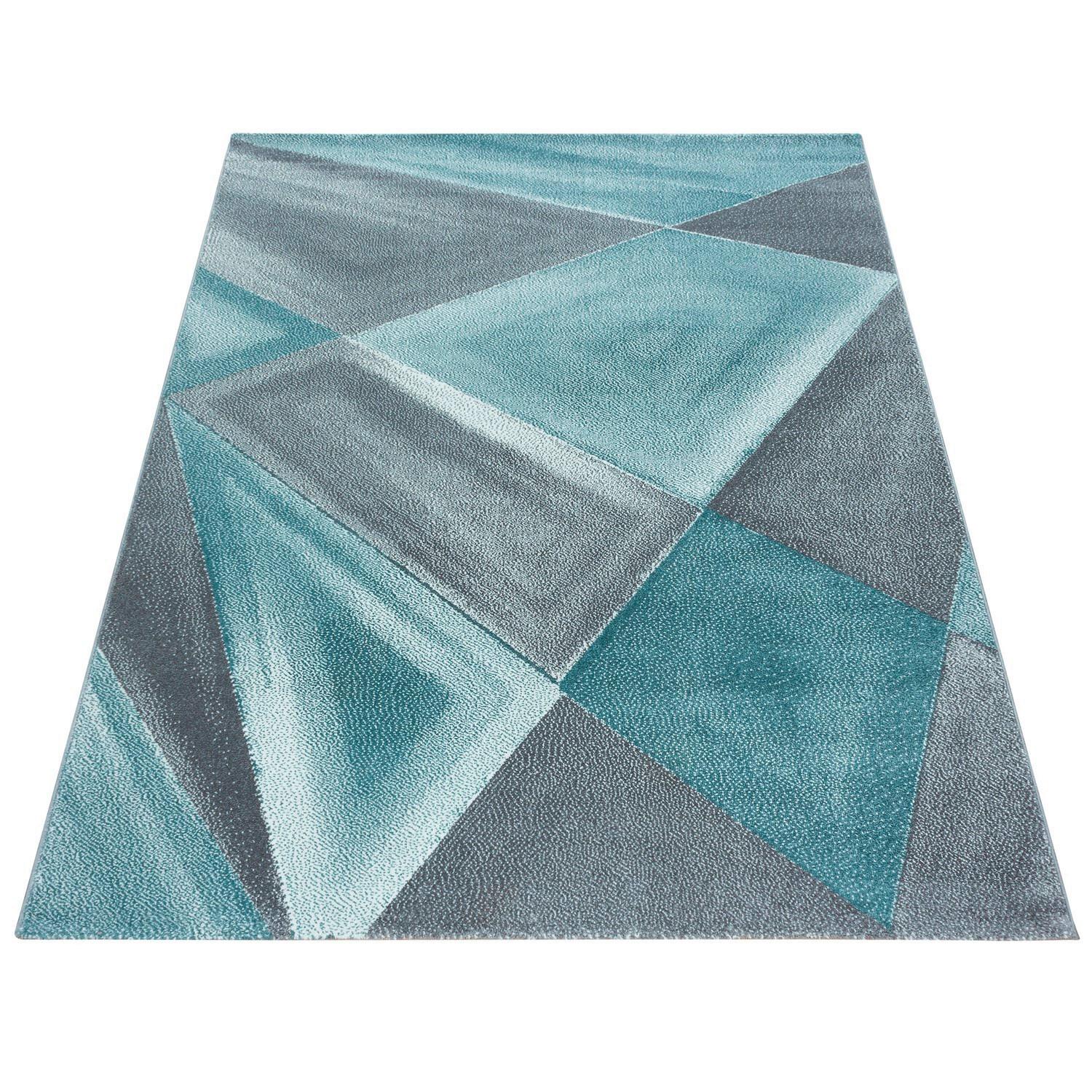 Webteppich Beta - Blau, Basics, Textil (120/170cm) - Novel