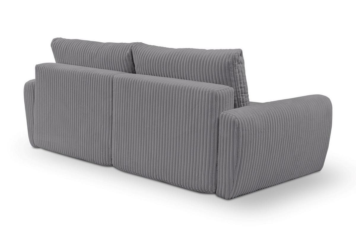 Canapea Extensibila Mevi Anthrazit B: 240 Cm - Anthrazit, MODERN (240/72-90/120cm) - Premium Living