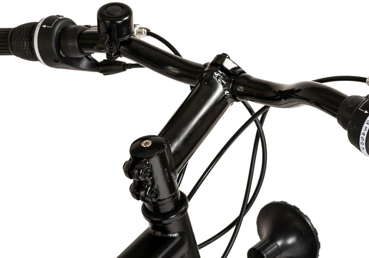 Mountainbike 405m - Schwarz, KONVENTIONELL, Metall (25/140/60cm)
