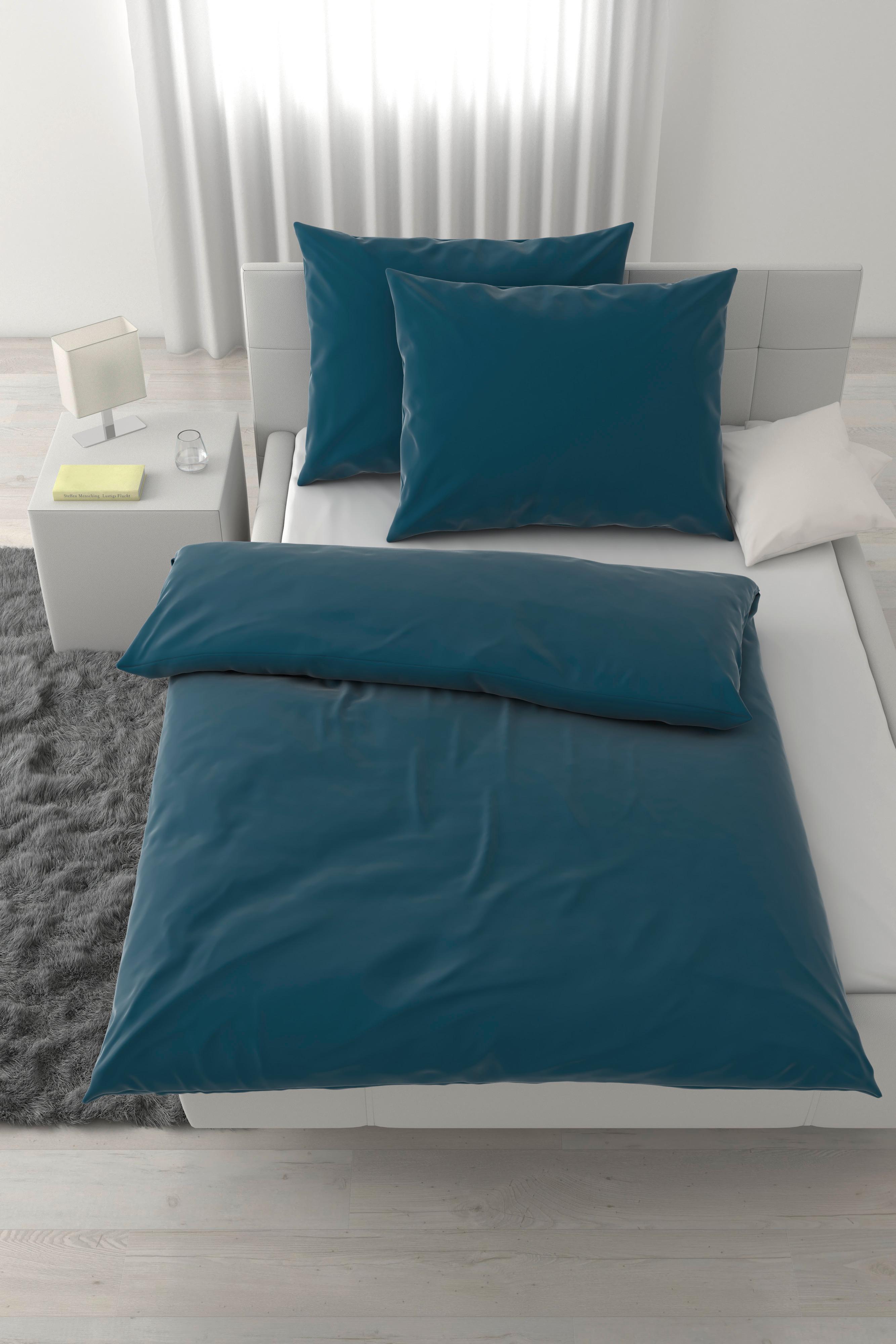 POVLEČENÍ XENIA UNI XXL - modrá, Moderní, textil (200/220cm) - Premium Living