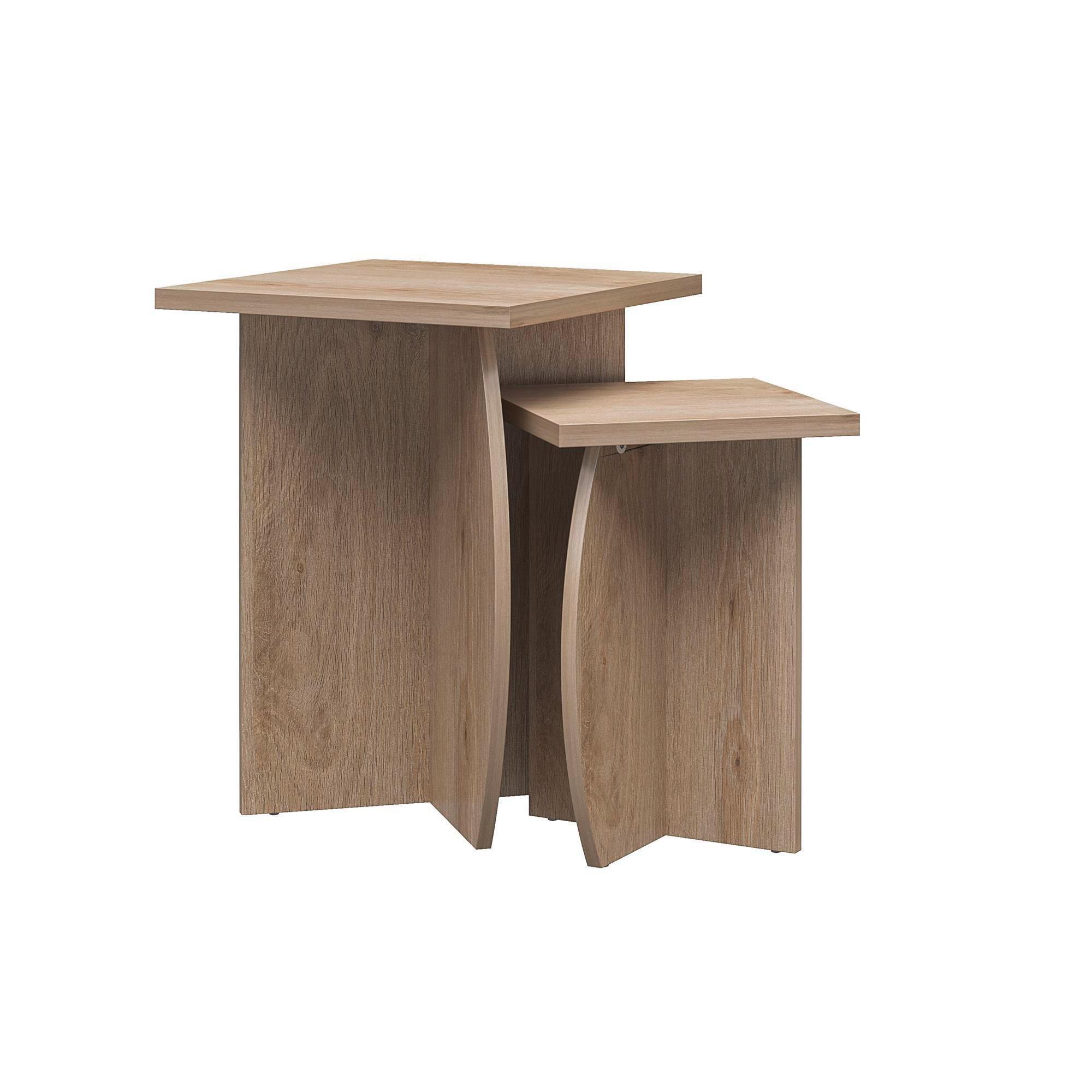 Couchtisch Voler Eiche Dekor B: 48 cm - Eichefarben, Design, Holzwerkstoff (48/48/63cm) - MID.YOU