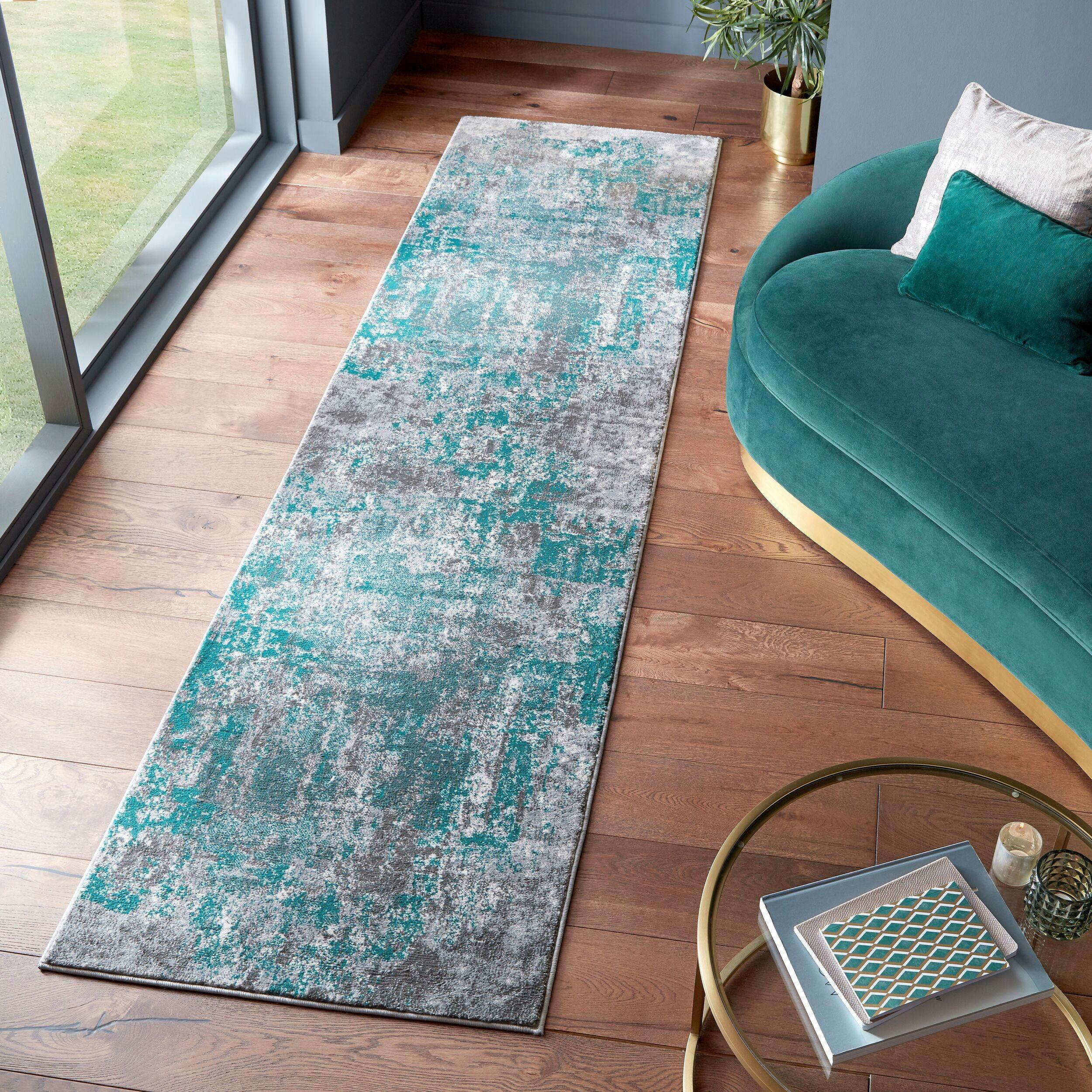 Läufer 503119373964 - Grün, Basics, Textil (80/300cm)