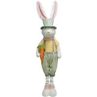 Veľkonočný zajac RABBIT - pink/svetložltá, kov/textil (52/140-190/32cm) - Mömax