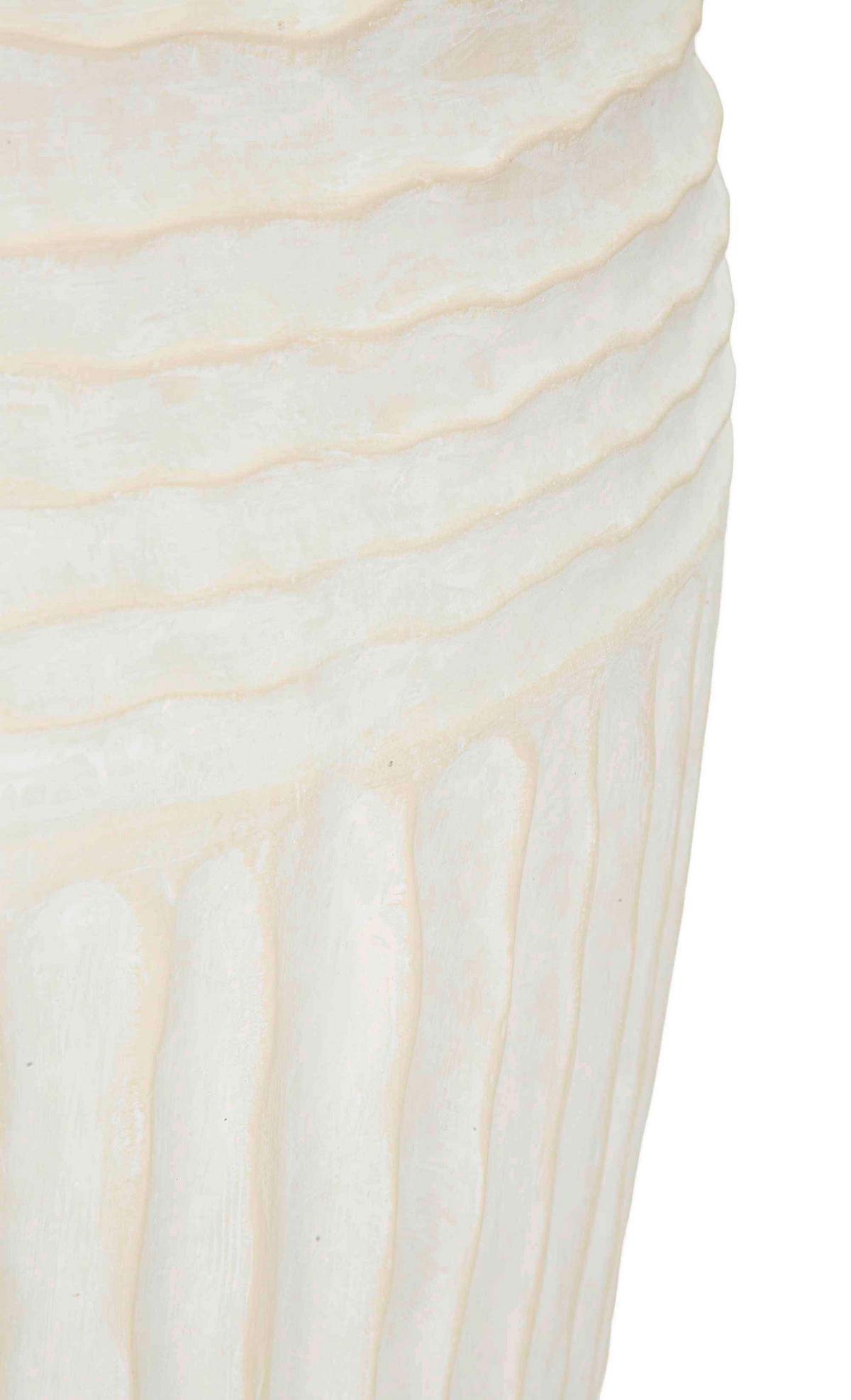 Vase Icicle Pot Creme B: 39 cm - Creme, Basics, Metall (39/56/39cm)