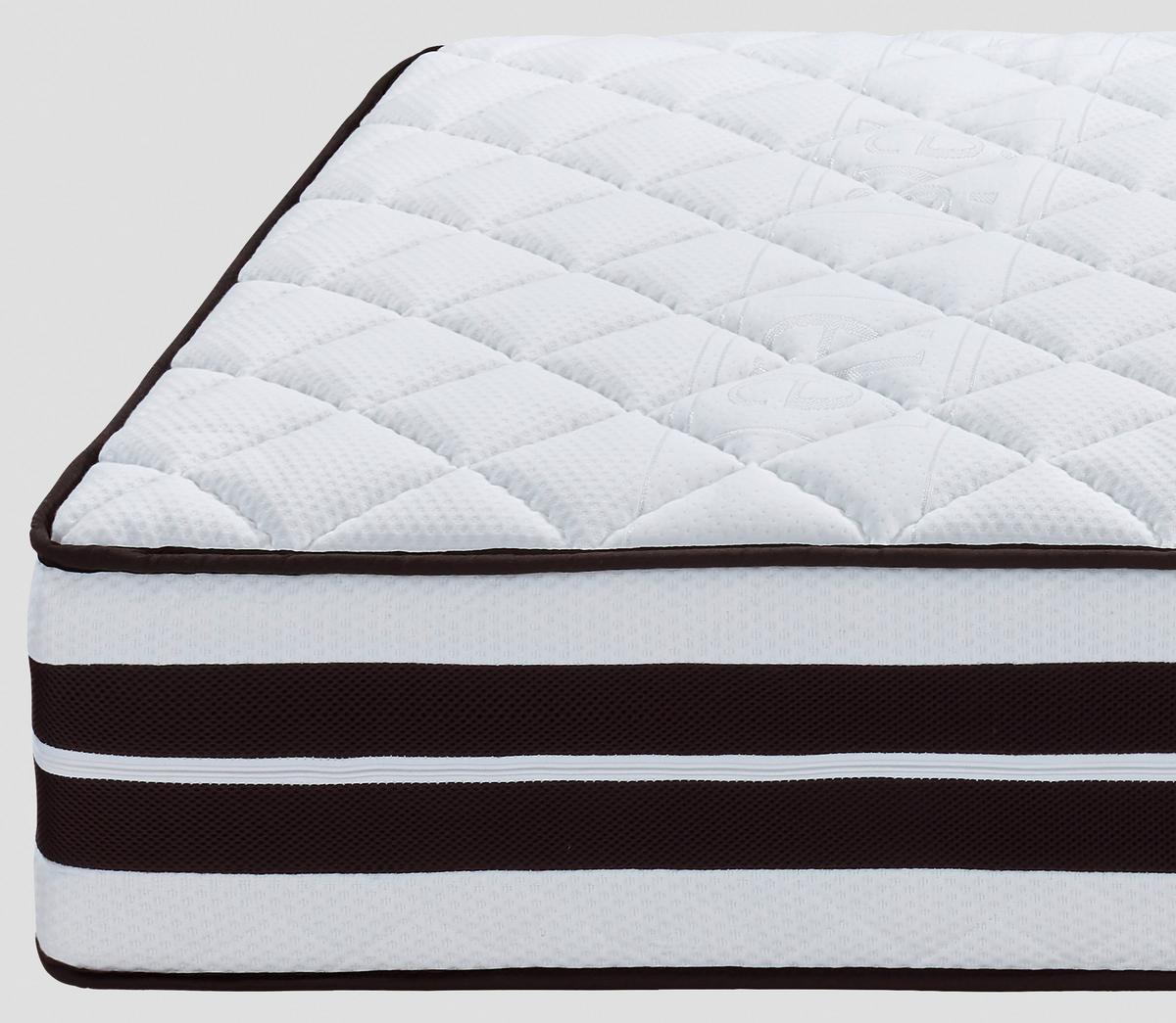 Taschenfederkernmatratze Cecile 140x200cm Mittelfest - Weiß, Textil (140/200cm) - Ele