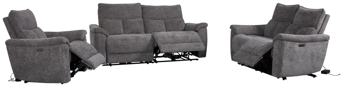 2-Sitzer-Sofa Tokio - Grau, MODERN, Holz/Textil (160/96,5/102cm)