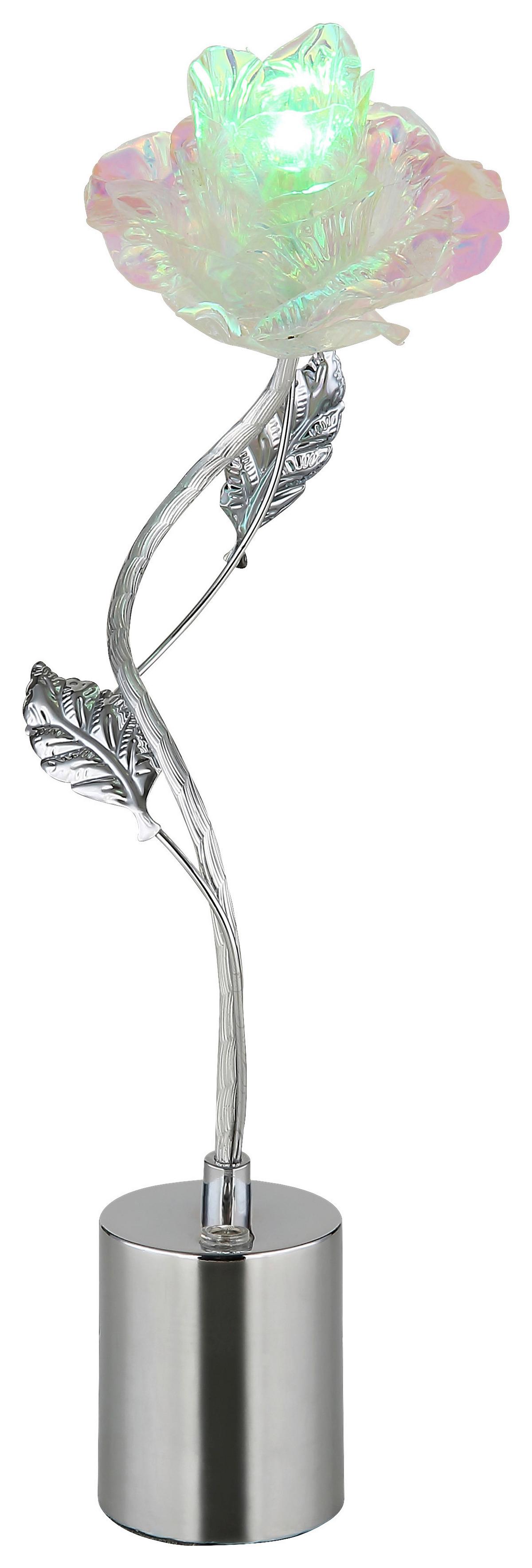 DEKORAČNÉ LED SVIETIDLO RESI - číra/chrómová, Modern, kov/plast (9/9/29cm) - Mömax