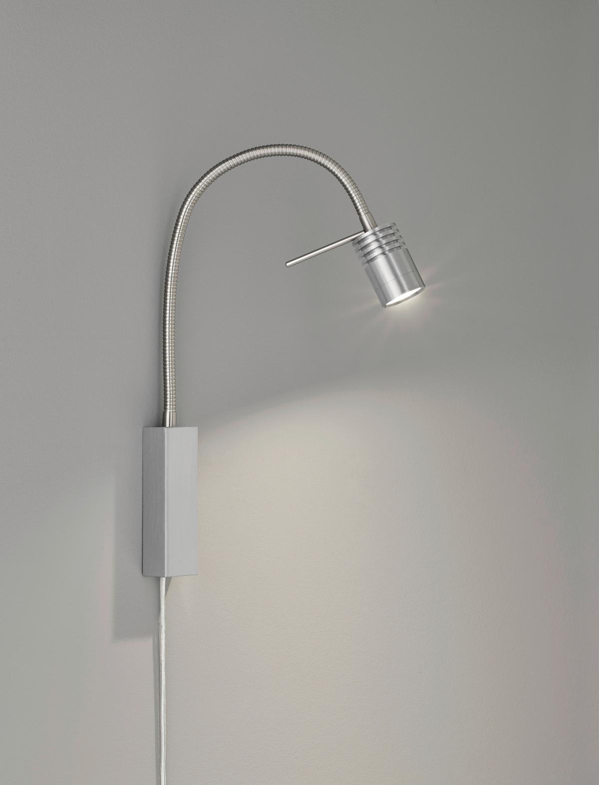 Led-wandleuchte 30408 River - Nickelfarben, Basics, Metall (4/40cm) - Fischer & Honsel
