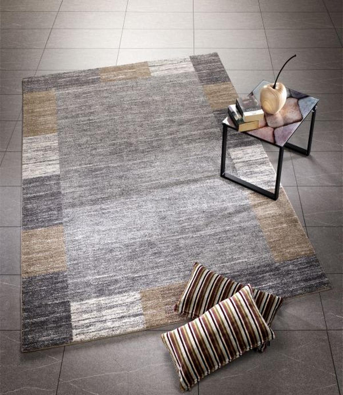 Webteppich Grau Sofi Star 240x340 cm - Grau, Basics, Textil (240/340cm) - Novel