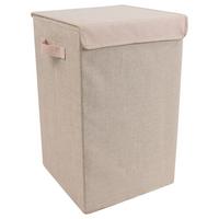 Wäschekorb Dreso M Creme 30x50x30 Cm - Creme, MODERN, Textil (30/50/30cm) - MID.YOU