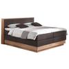 Boxspringbett H3xh3 Mit Topper & Bettkasten 160x200 Moneta - Hellbraun/Eichefarben, MODERN, Holz/Textil (160/200cm) - MID.YOU