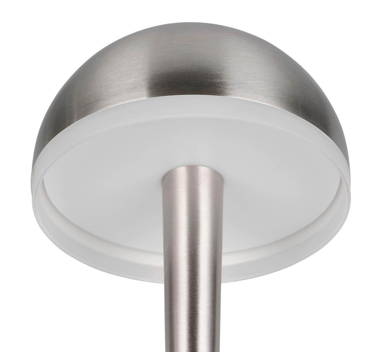 Led-tischleuchte, Nickel R54541107 - Transparent/Nickelfarben, Basics, Kunststoff/Metall (15,4/29,5cm)