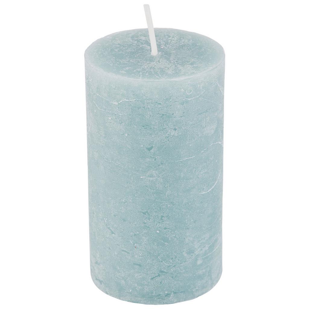 Stumpenkerze Saphira Salbeifarben Ø/H: 6,8/12 cm