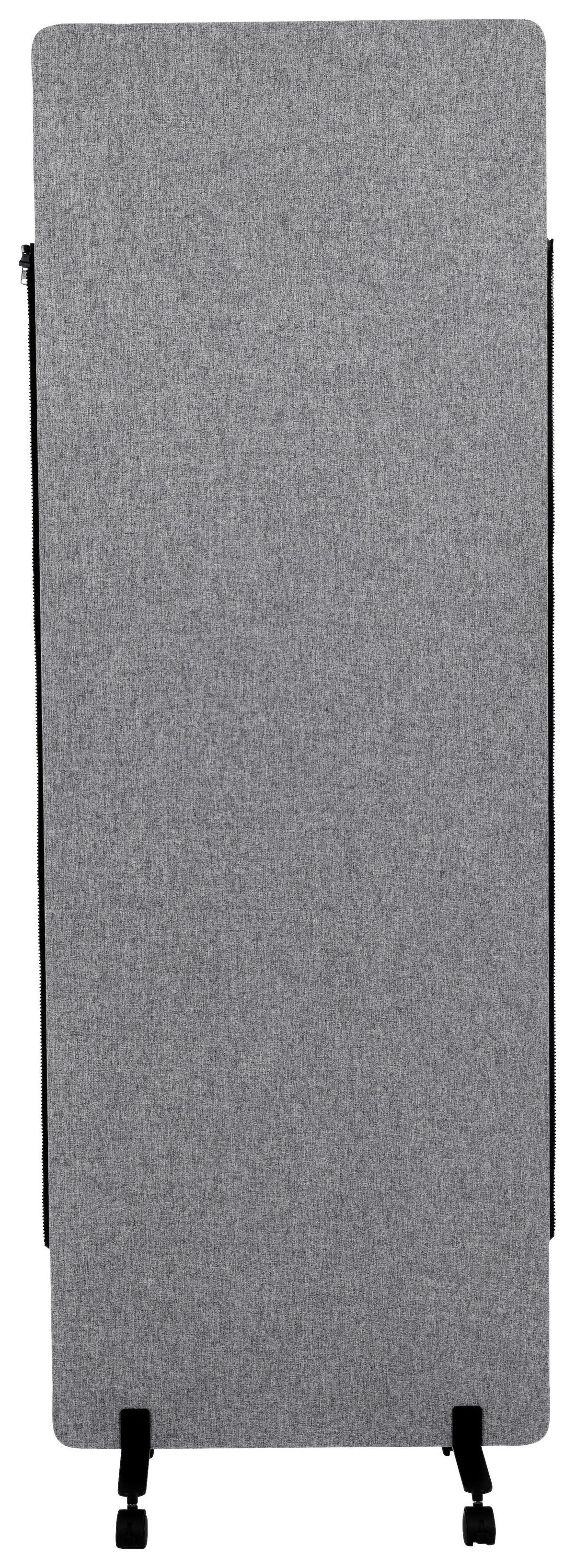 Trennwand Flexmiut - Dunkelgrau, Basics, Kunststoff/Textil (60/177/3cm) - MID.YOU