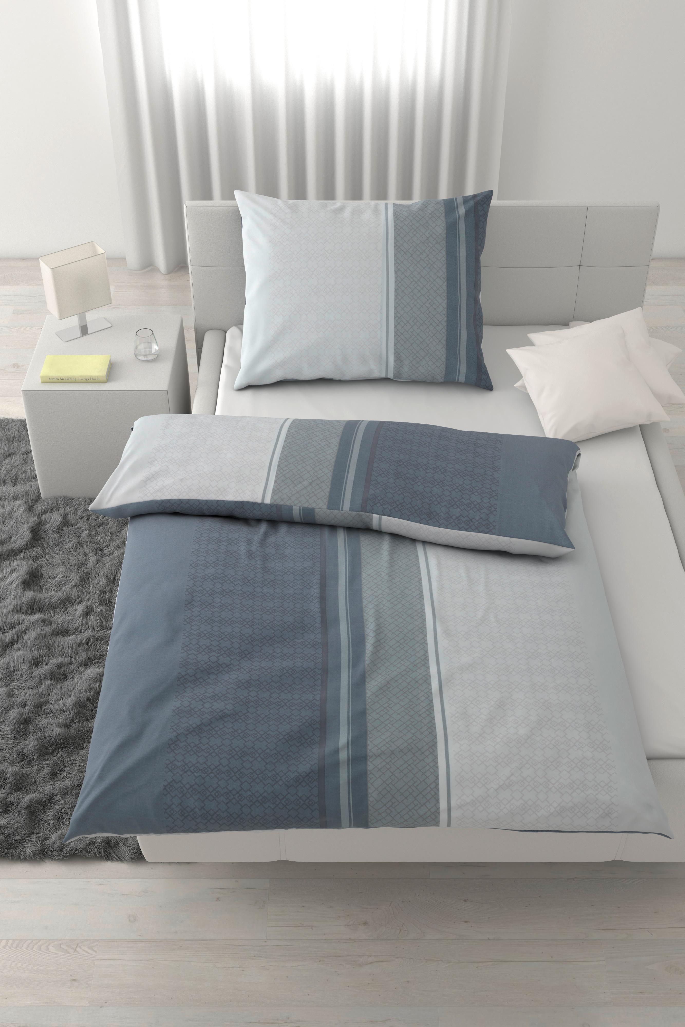 POVLEČENÍ MATHEA -BASED- - šedá, textil (140/200cm) - Based