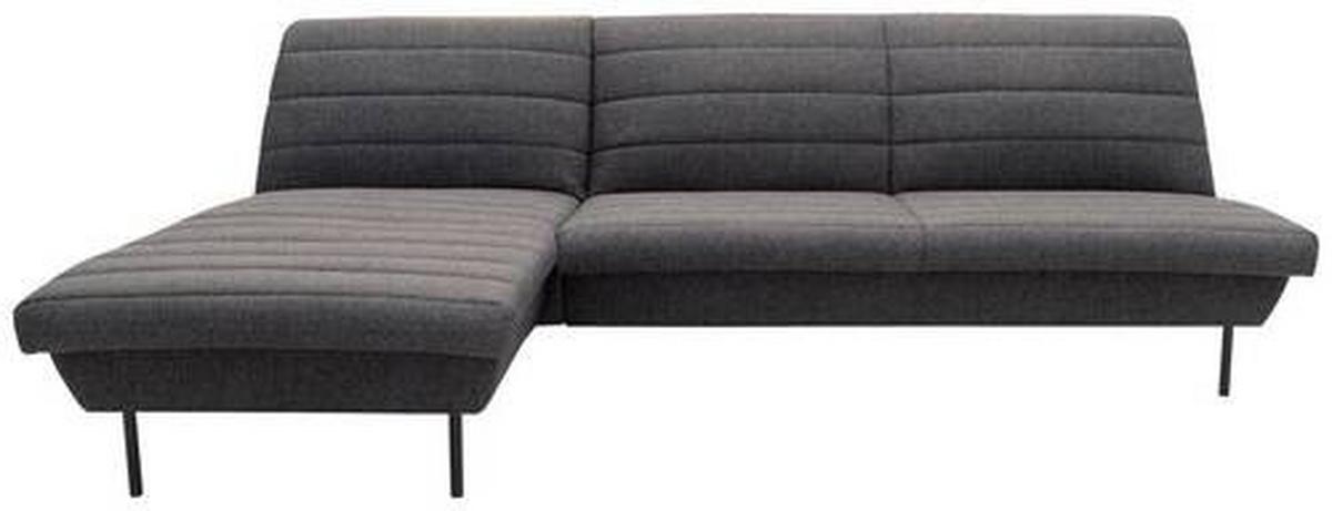 Ecksofa Looks Ix - Graublau/Schwarz, Design, Textil (168/274cm) - LOOKS by W.Joop