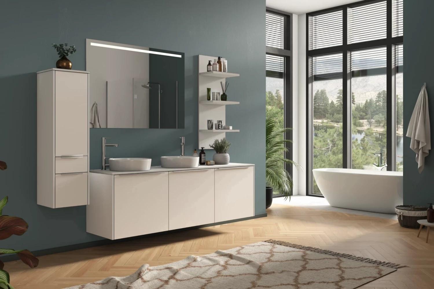 Badezimmer Santiago in Weiß