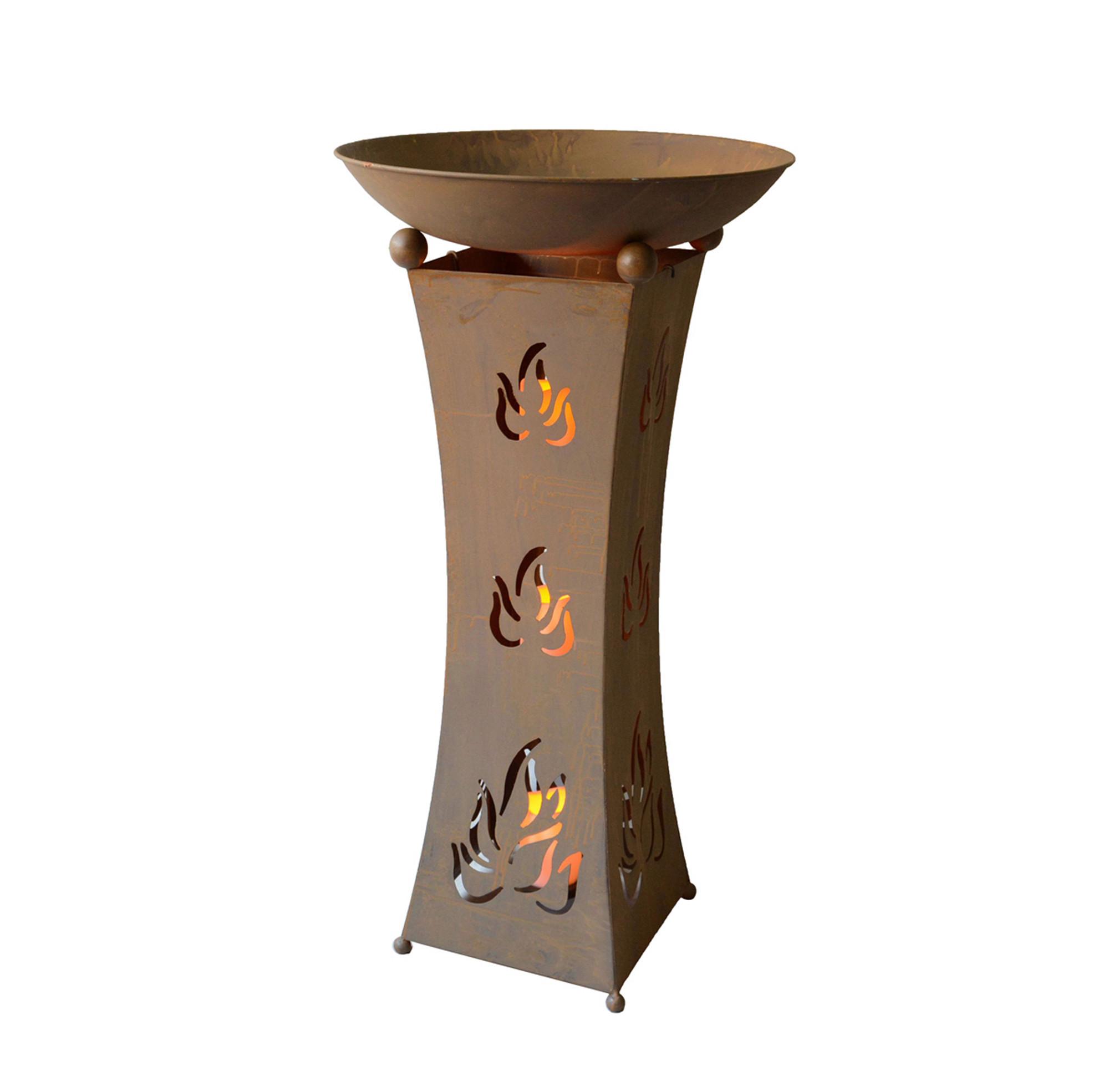 DEKOSCHALE Rostfarben B: 47,5 cm - Rostfarben, Basics, Metall (47,5/93/47,5cm)
