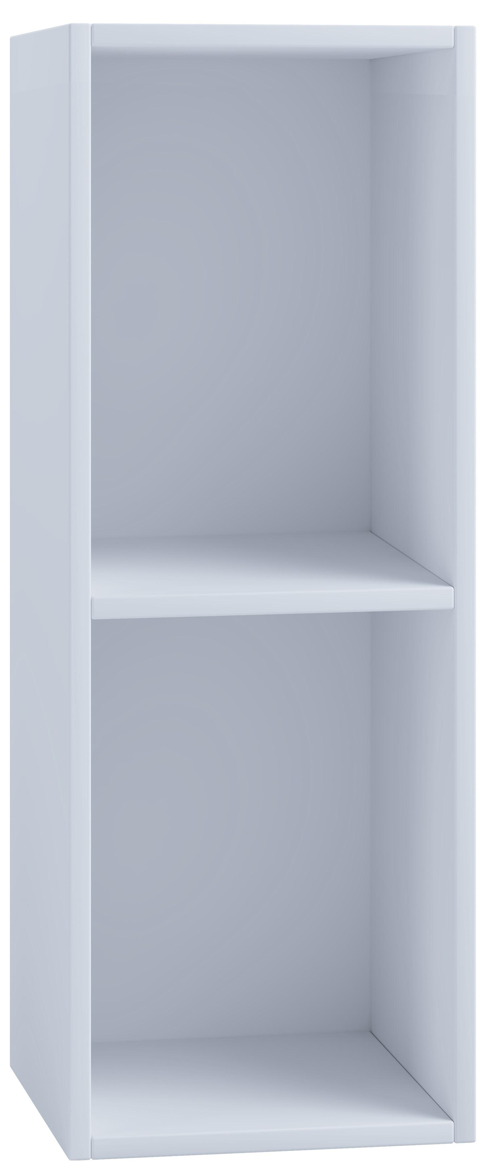 Schallplattenregal Platto Weiß B: cm - Weiß, Basics, Holzwerkstoff (34/72/30cm) - MID.YOU