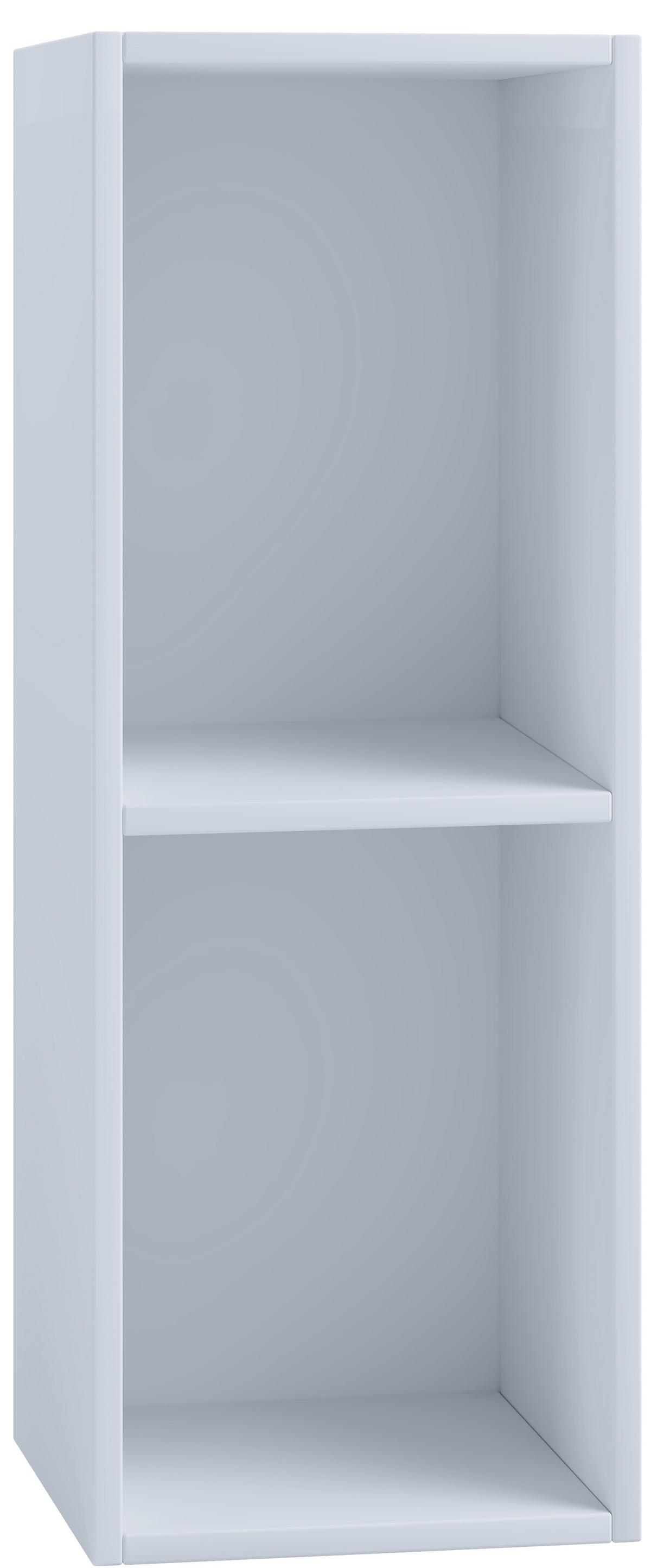 Regál na gramofónové platne Platto, š. 34cm - biela, Basics, kompozitné drevo (34/72/30cm) - MID.YOU