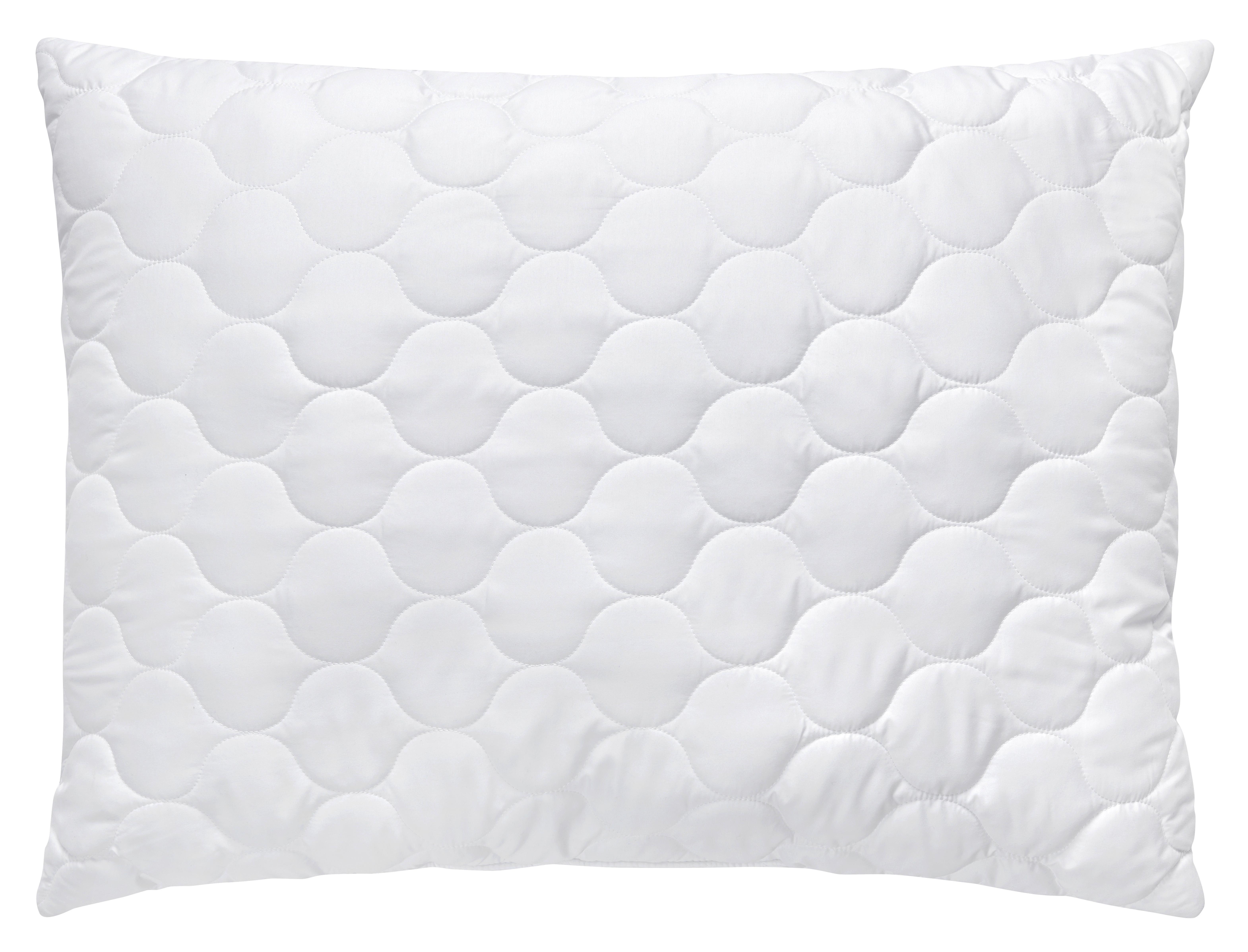 Polštář pod hlavu Aloe vera, 70/90cm, bílá - bílá, Konvenční, textil (70/90cm) - Nadana