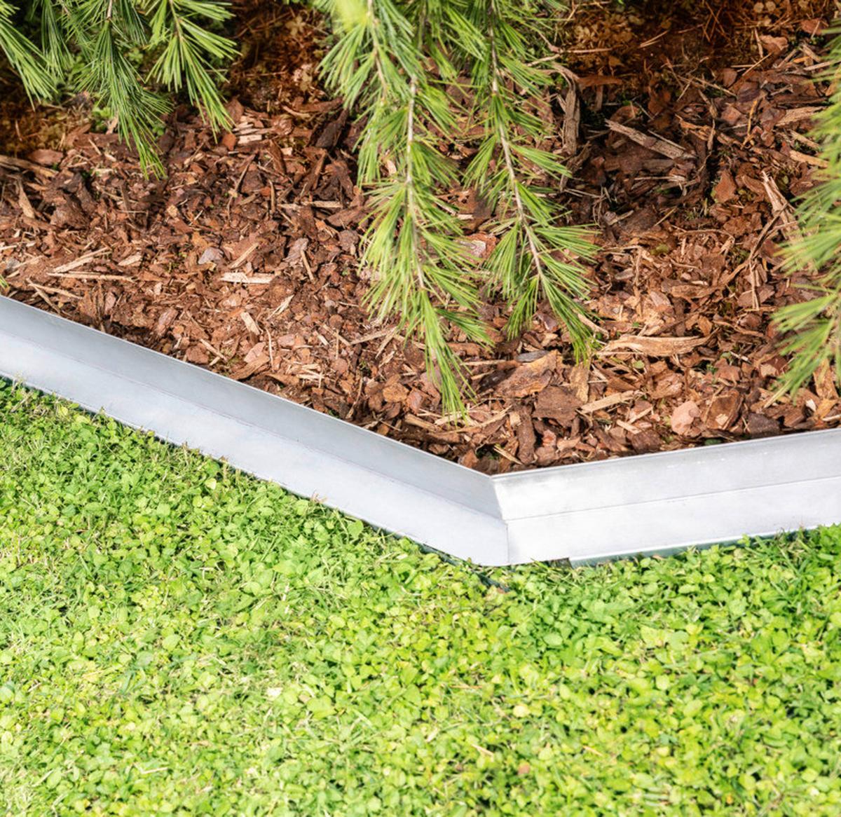 Rasenkante Mähkante Easycut - Silberfarben, Basics, Metall (4/11/80cm) - Windhager