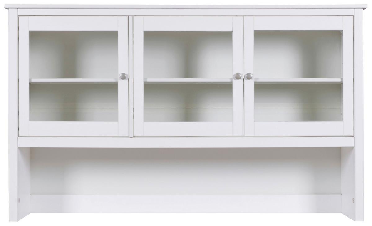 Buffetaufsatz Chilly Home - Weiß, KONVENTIONELL, Holz (160cm) - MID.YOU