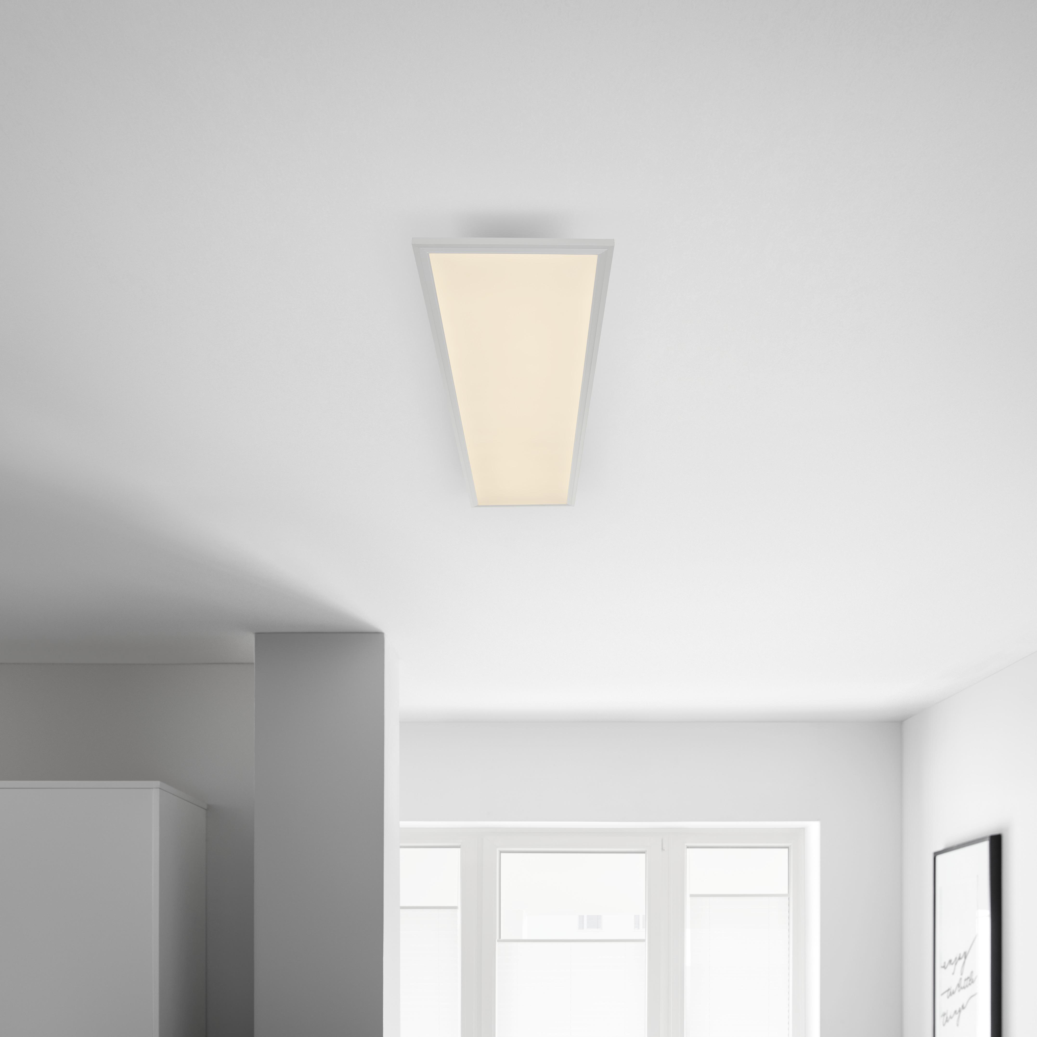 LED stropné svietidlo Cornelius 119/29cm, 40 Watt - biela, Moderný, plast (120/30/7,5cm) - Premium Living