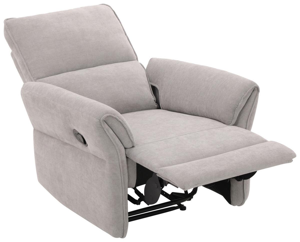 Relax Fotel Redon - szürke, Basics, textil/fa (85/103/92cm) - Livetastic