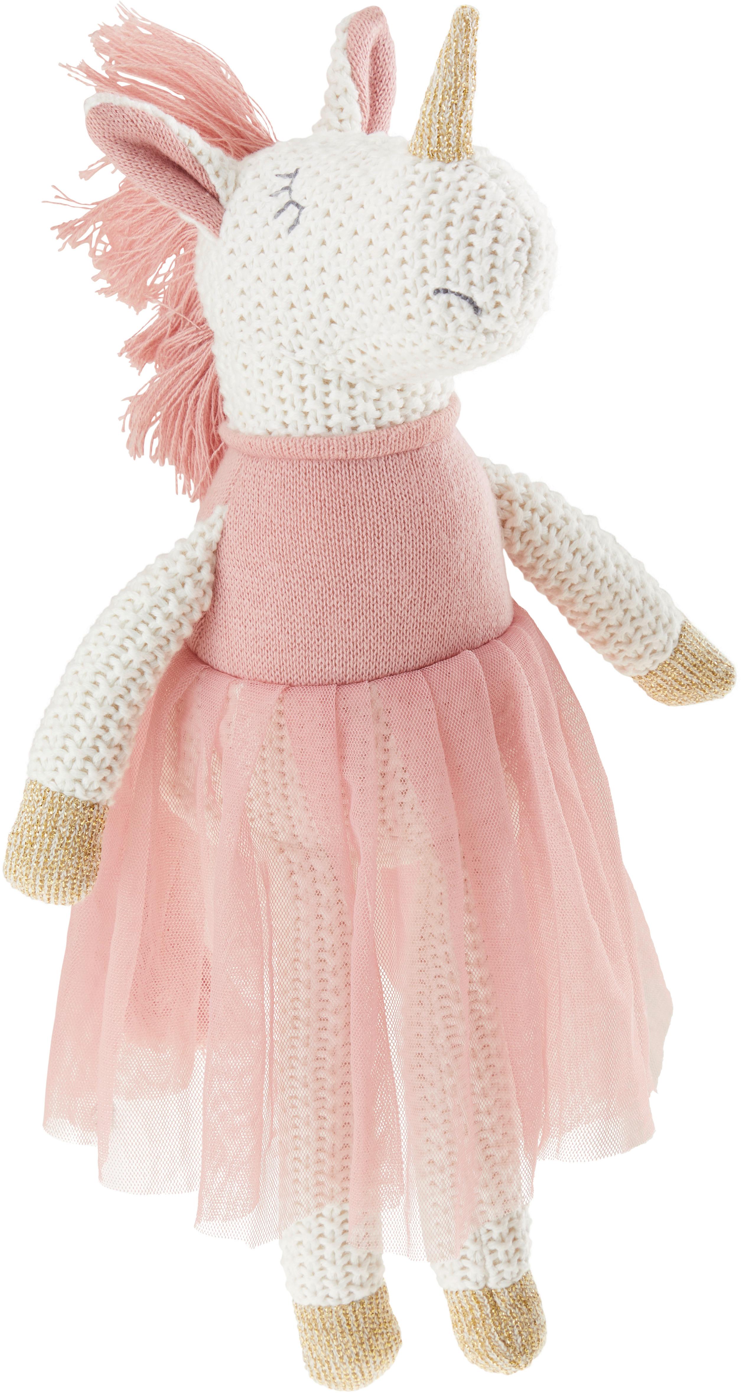 Kuscheltier Sweety - Rosa/Weiß, Textil (12/35cm) - BUNINO