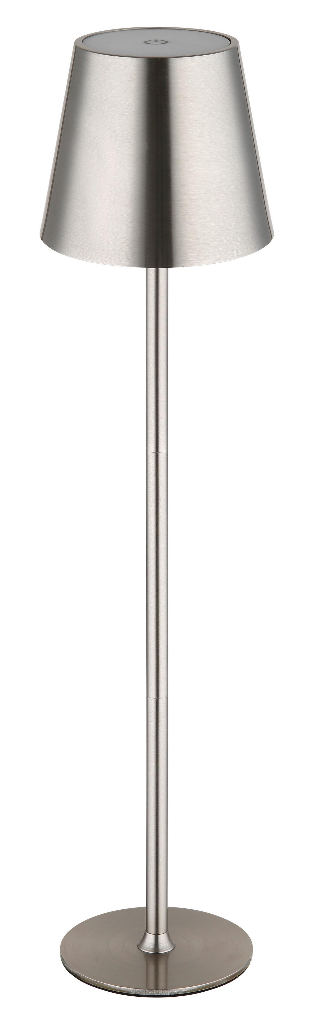 Akku-tischleuchte 58438n Vannie - Schwarz/Weiß, Design, Kunststoff/Metall (11,2/47cm) - Globo