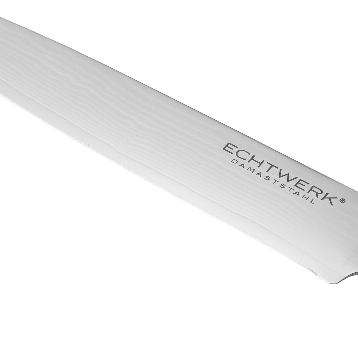 Fleischmesser Echtwerk Damaszener - Edelstahlfarben, MODERN, Metall (30,9cm) - Echtwerk