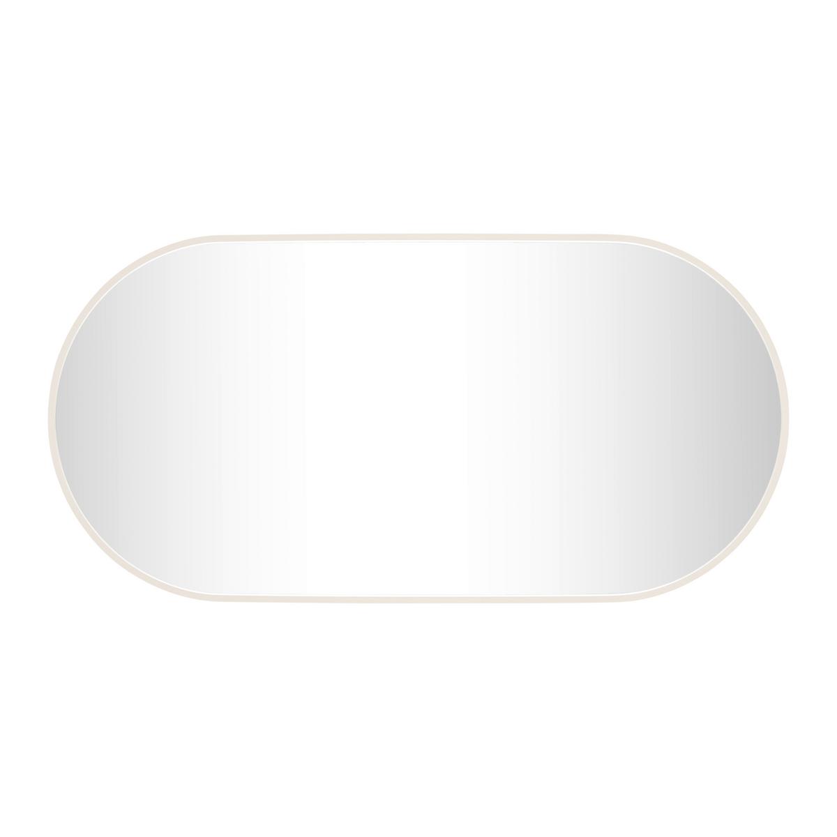 NÁSTĚNNÉ ZRCADLO BRITT - kašmírová, Moderní, kov/sklo (40/80cm) - Mömax